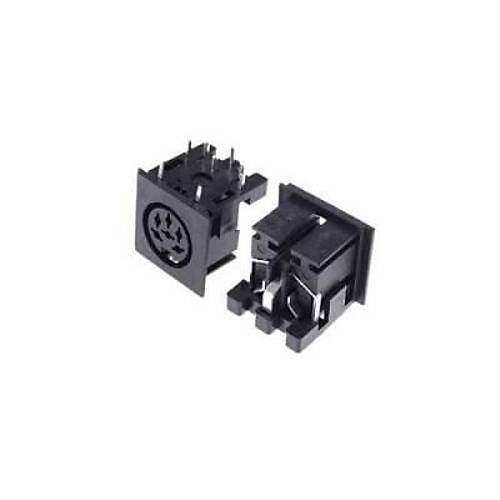 6 Pin Dişi DIN Konnektör - Panel Tipi