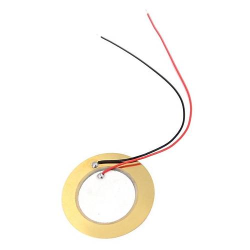 Piezo Disk Buzzer Kablolu - 35 mm Çap