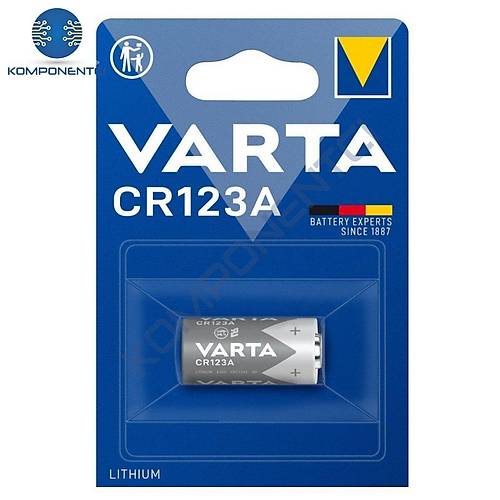 Varta CR123A 3V Lityum Pil Tekli