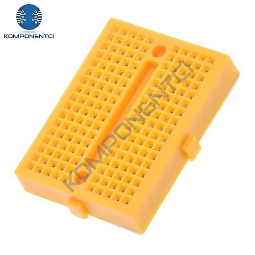 Mini Breadboard Yapışkanlı 170 Pin Sarı