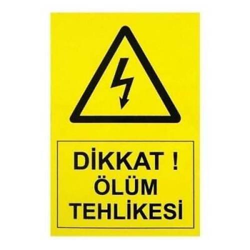 IS-Tİ1 21*14 cm Tehlike Etiketi