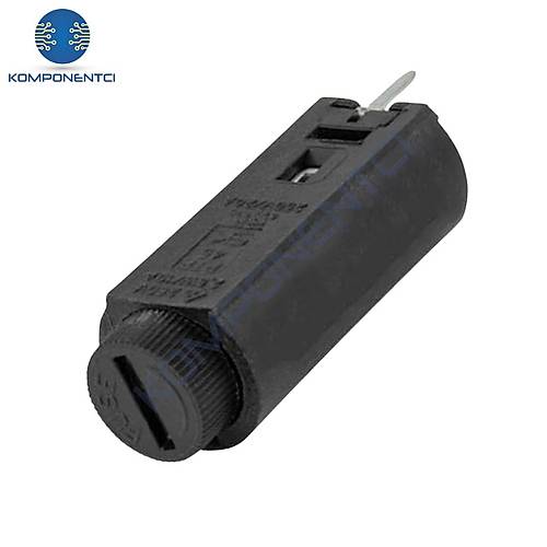 IC-235D Sigorta Yuvası 5x20mm 180° PCB