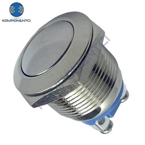 IC-181 D61 Ø19mm Buton Metal Bombe PBS28B
