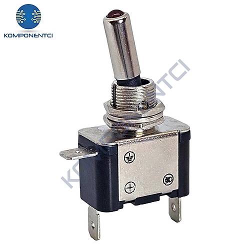 IC-151A Toggle Switch On-Off Işıklı 12V DC 20A ASW-07D