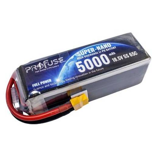 18.5V 5S 5000mAh 65C Lipo Batarya