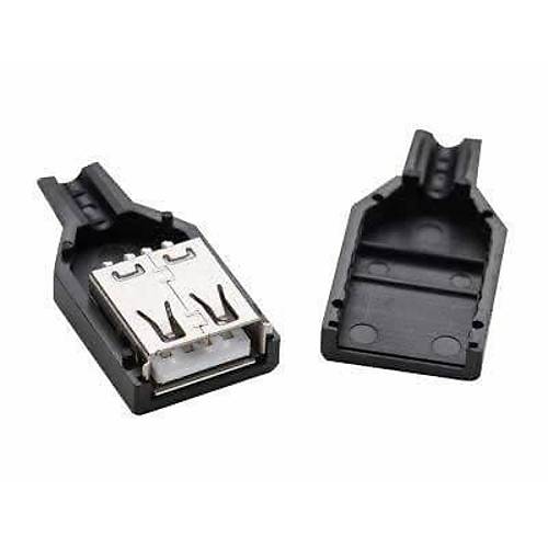 USB A Tipi Kılıflı Soket - Dişi
