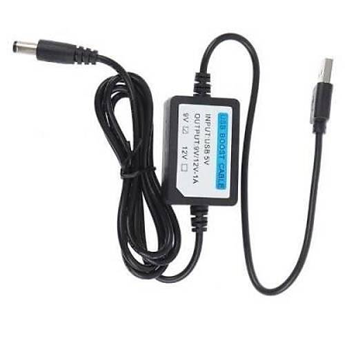 USB 5V - 9V 1A Voltaj Yükseltici Booster 1m
