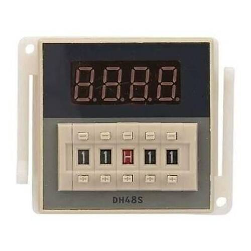 DH48S-2Z 220V Zaman Ayarlı Röle Modülü - Çift Çıkışlı