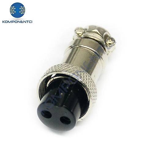 IC-261M 16mm Mayk Dişi Şase 2P Konnektör
