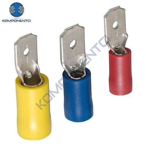 Gwest Erkek Faston Tip Terminal GFE-2488 1.50-2.50mm Mavi 200 Adet