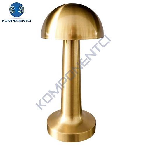 NOAS Atina Gold Renk Şarj Edilebilir Led Dokunmatik Masa Lambası YL86-1230