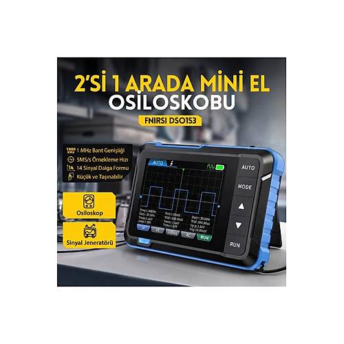 DSO-153 2'si 1 Arada Mini Dijital Osiloskop ve Sinyal Jeneratörü