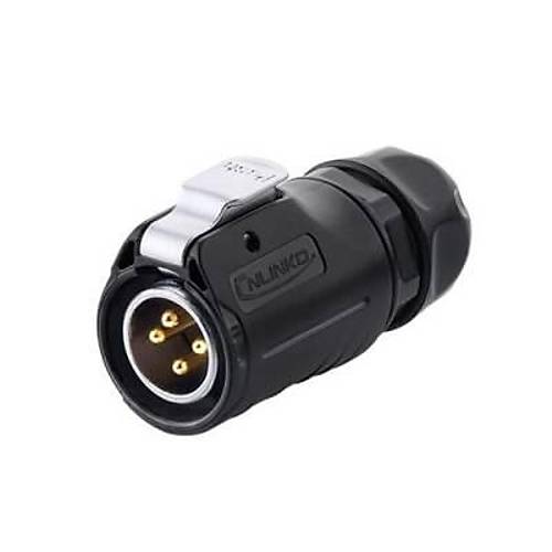LP-20-C04PE-01-022 4-Pin Su Geçirmez Konnektör - Erkek