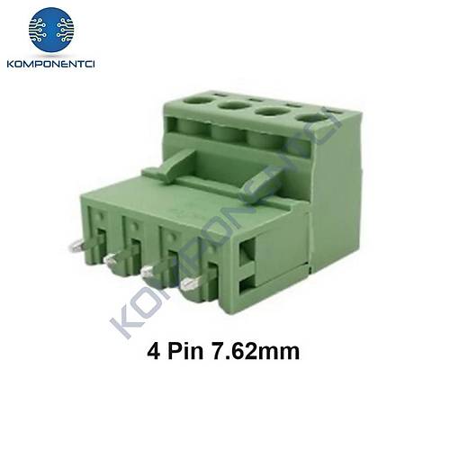 4 Pin 7.62mm Geçmeli 180C Takım Klemens