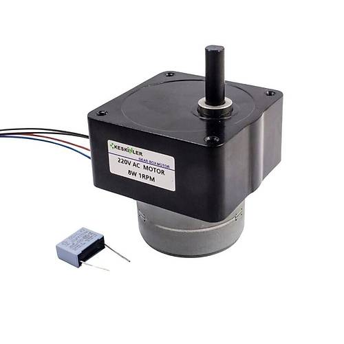 50-KTYZ 1RPM 8W 220V AC Senkron Motor