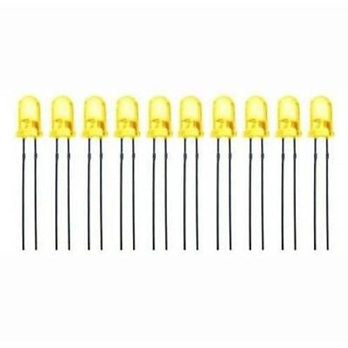 5mm Sarı Led Paketi - 10 Adet