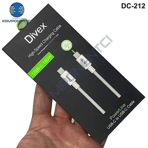 Divex Type-C ( USB-C ) 180W Hızlı Şarj Kablosu DC-212