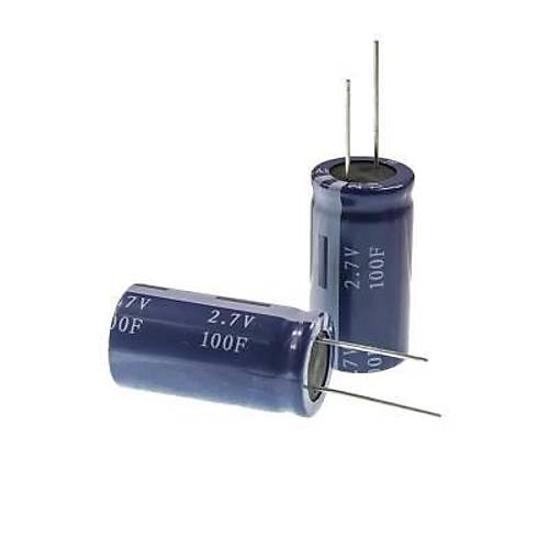100F 2.7V Kondansatör Pil - Süper Kapasitör