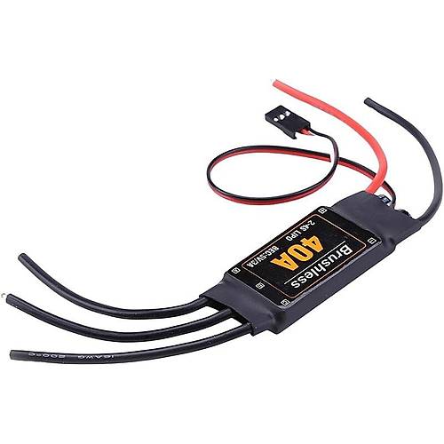 Drone ESC Brushless 40A Fırçasız Motor Hız Kontrol Sürücüsü - 2-4S LiPo Uyumlu Bullet Konnektörlü