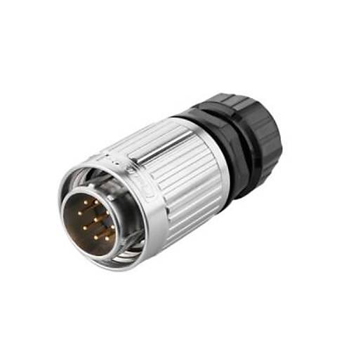 YW-20-C09PE-03-001 9-Pin Su Geçirmez Konnektör - Erkek