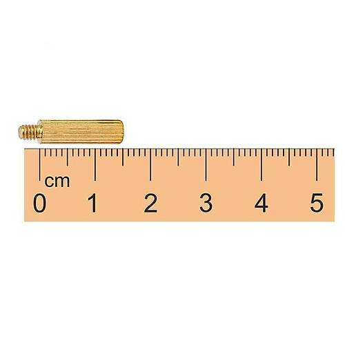 M2 15mm Metal Dişi-Erkek Aralayıcı (Standoff) - Metal Distans