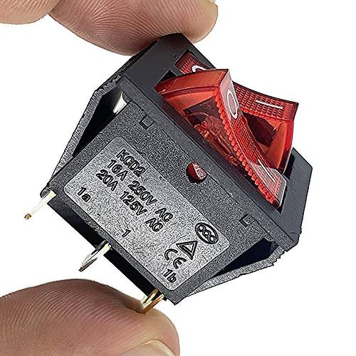IC-101 İkili Işıklı Anahtar KCD2-2101-A Kalite