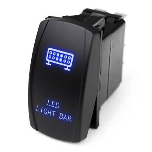 ON-OFF Mavi Işıklı Anahtar 5-Pin 12V-24V - Led Light Bar