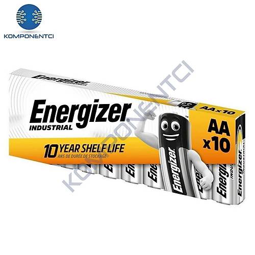 Energizer Endüstriyel Alkalin AA Kalem Pil 10'lu