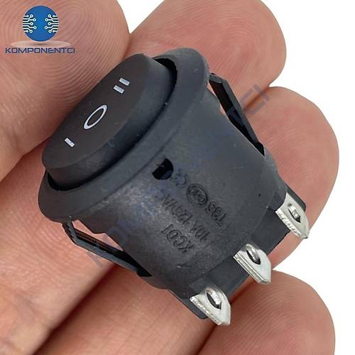 IC-134-6 Yuvarlak Tekne Tipi Anahtar On-Off-On 6P