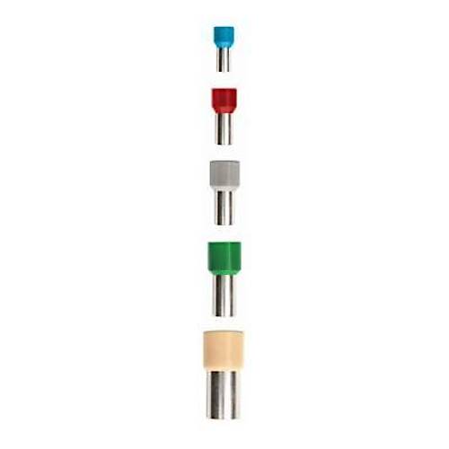 VE0508 2.6 mm Beyaz İzoleli Tek Girişli Yüksük - 10 Adet
