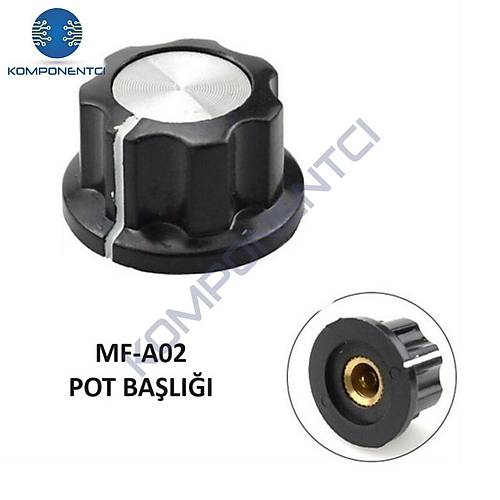 IC-222A Vidalı Potansiyometre Düğmesi Pot Başlığı MF-A02