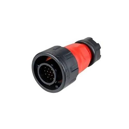YM-24-C19PE-02-001A 19-Pin Su Geçirmez Konnektör - Erkek