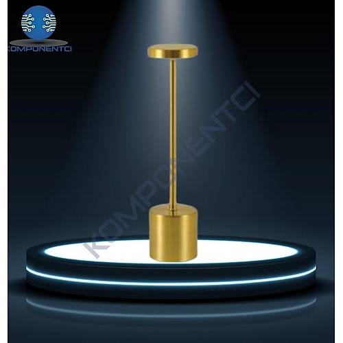 NOAS Midilli Gold Renk Led Dokunmatik Masa Lambası Şarjlı YL86-1237