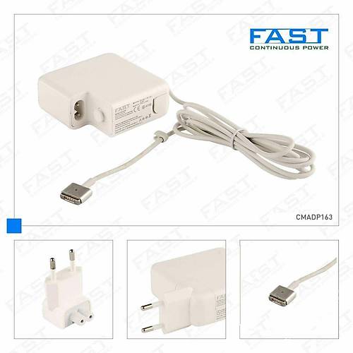 CMADP163 Apple MacBook 20V 4.25A 85W (MagSafe 2) Uyumlu Manyetik Uçlu Adaptör