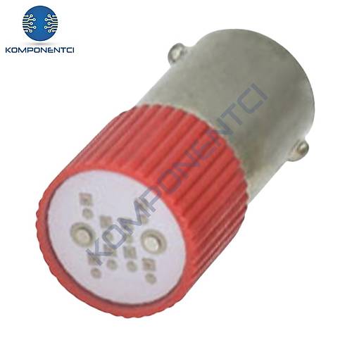 Gwest BA9SC-110V-K BA9S Led Ampul 110V Kırmızı