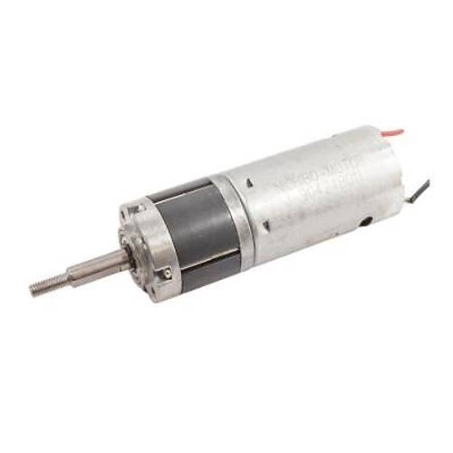 12V 1000RPM 28mm Planet Redüktörlü Kısa DC Motor - Vidalı Milli