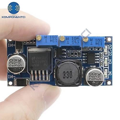 LM2596S-ADJ 3-40V DC-DC Ayarlanabilir Kademeli Güç Kaynağı Modülü