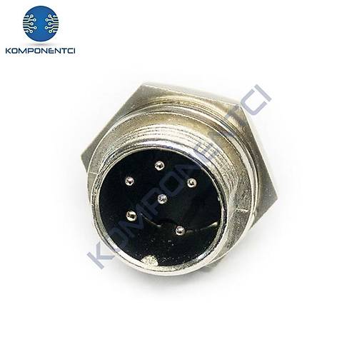 IC-261M 16mm Mayk Erkek Fiş Şase 6P Konnektör