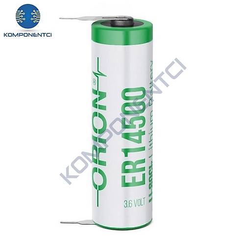 Orion ER14500 H Lityum Pil 3.6V 2P