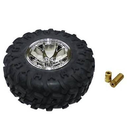 Büyük Arazi Tekerleği 125mm x 58mm - Beyaz