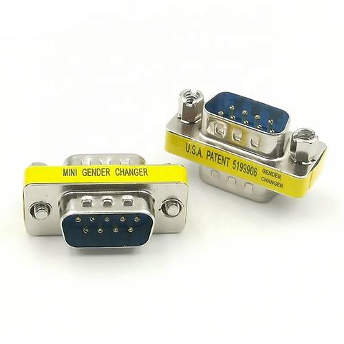 DB9 - RS232 Erkek-Erkek (M2M) 9 Pin Çevirici Ara Adaptör