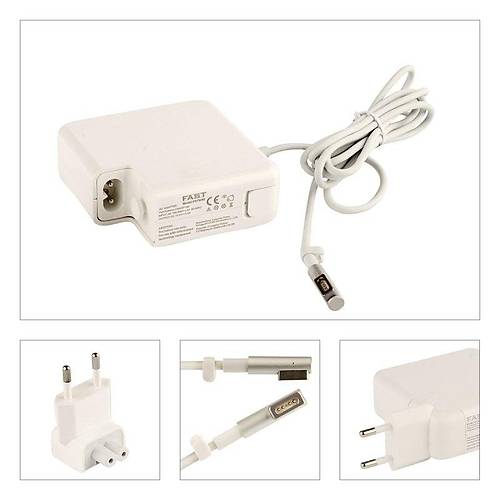 CMADP128 Apple MacBook 18.5V 4.6A 85W (MagSafe 1) Uyumlu Manyetik Uçlu Adaptör