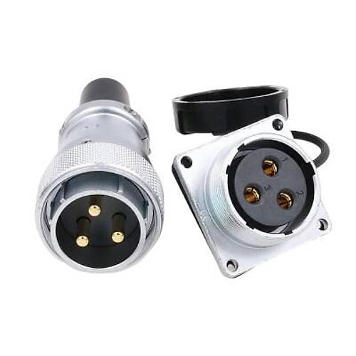 TPWS16 3 Pin 16mm Su Geçirmez Konnektör Takımı