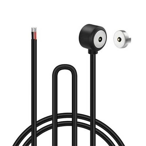 2-Pin 15mm 90C Kablolu Pogo Pin Manyetik Konnektör Takımı