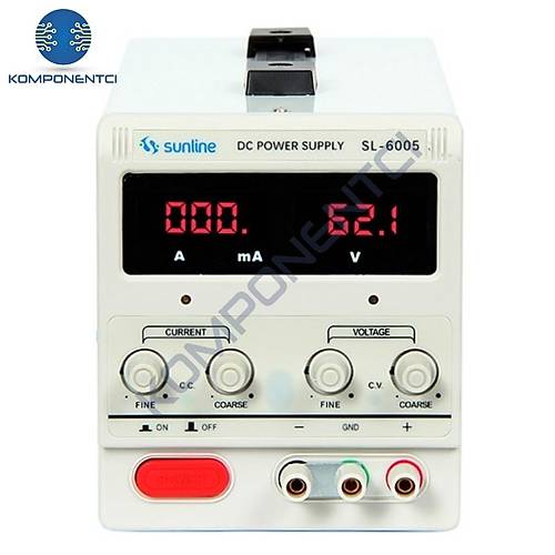 Sunline SL-6005 DC Power Supply 60V 5A Güç Kaynağı