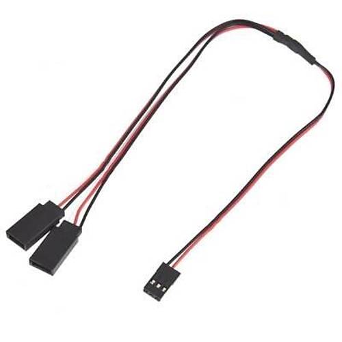 Y Tipi Servo Kablosu 60cm - 1JR Erkek 2 Futaba Dişi