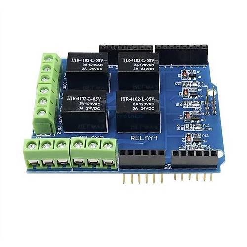 Arduino DC 3.3V 5V 4 Kanallı Röle Shield