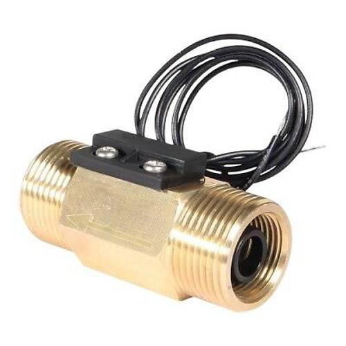 DN20 G3/4" DC 24V 10W Su Akış Sensörü