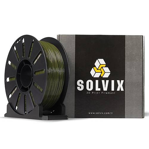 SOLVIX Haki Yeşil Pla/Pha Premium Filament 1.75mm 1 Kg
