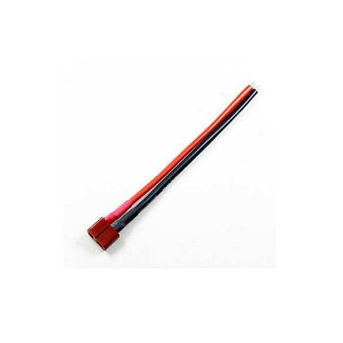 14AWG T-Plug (Deans) Dişi 10 cm Silikon Kablo